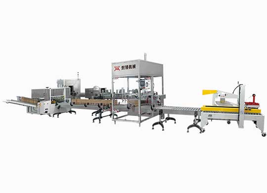 ST-ZX-500型全自動(dòng)開(kāi)箱、裝箱、封箱機(jī)組